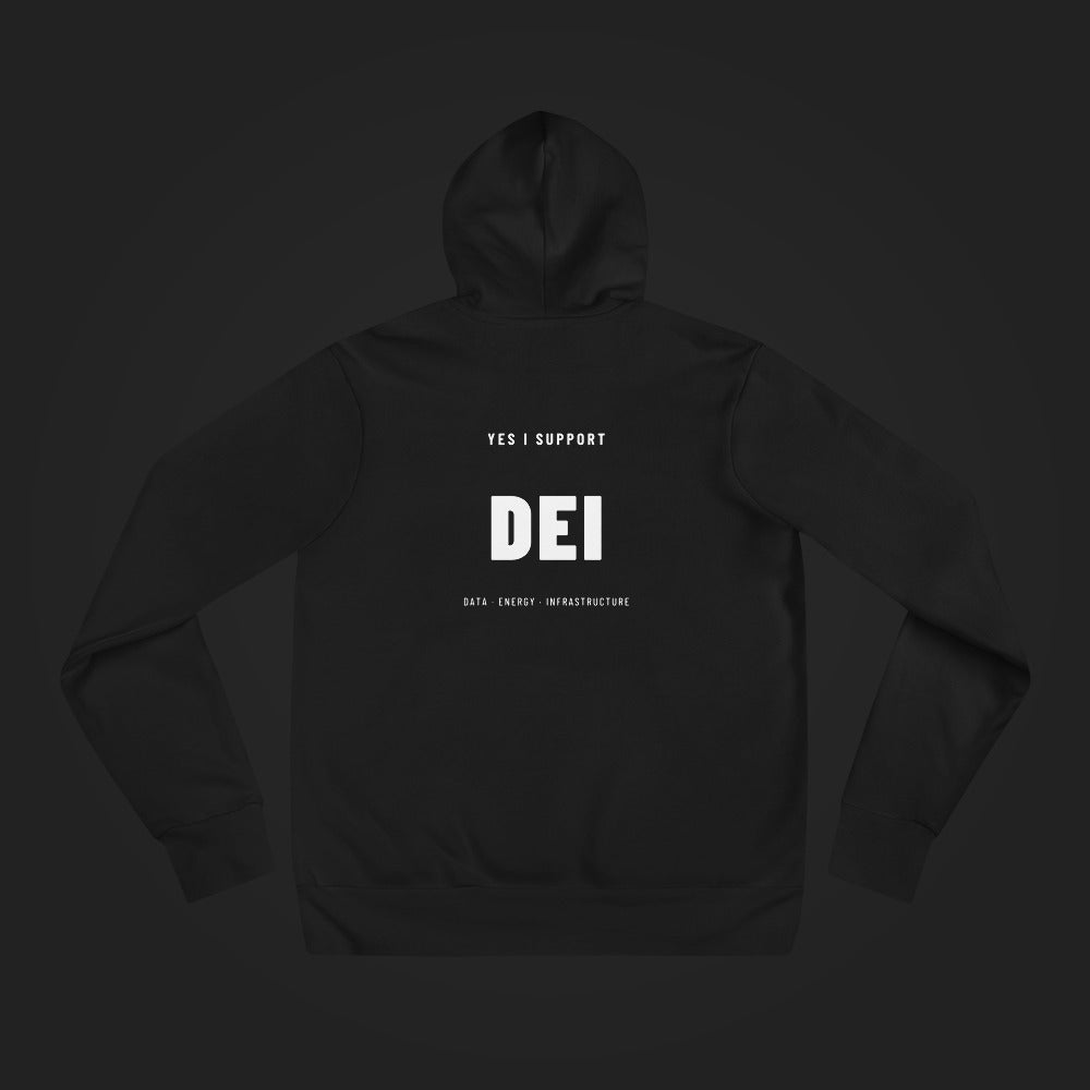 Soft Signal — Yes I Support DEI — Hoodie