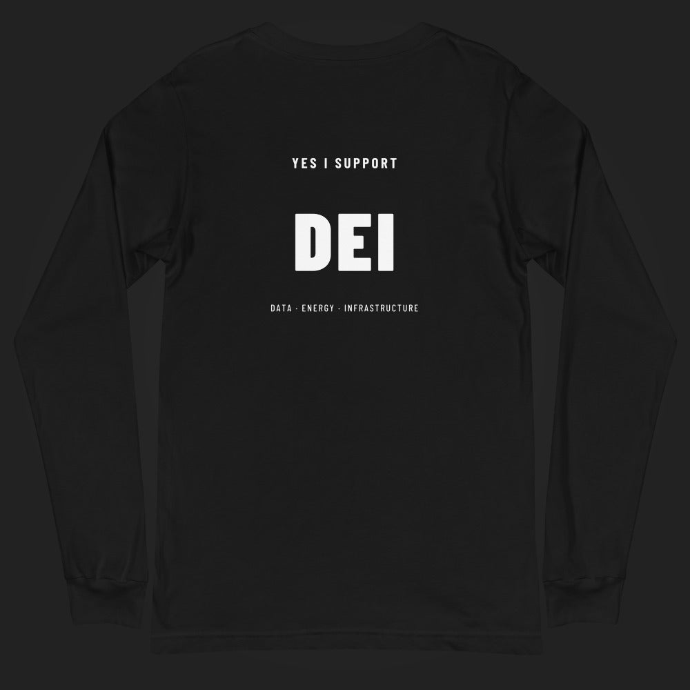 Soft Signal — Yes I Support DEI — Long Sleeve