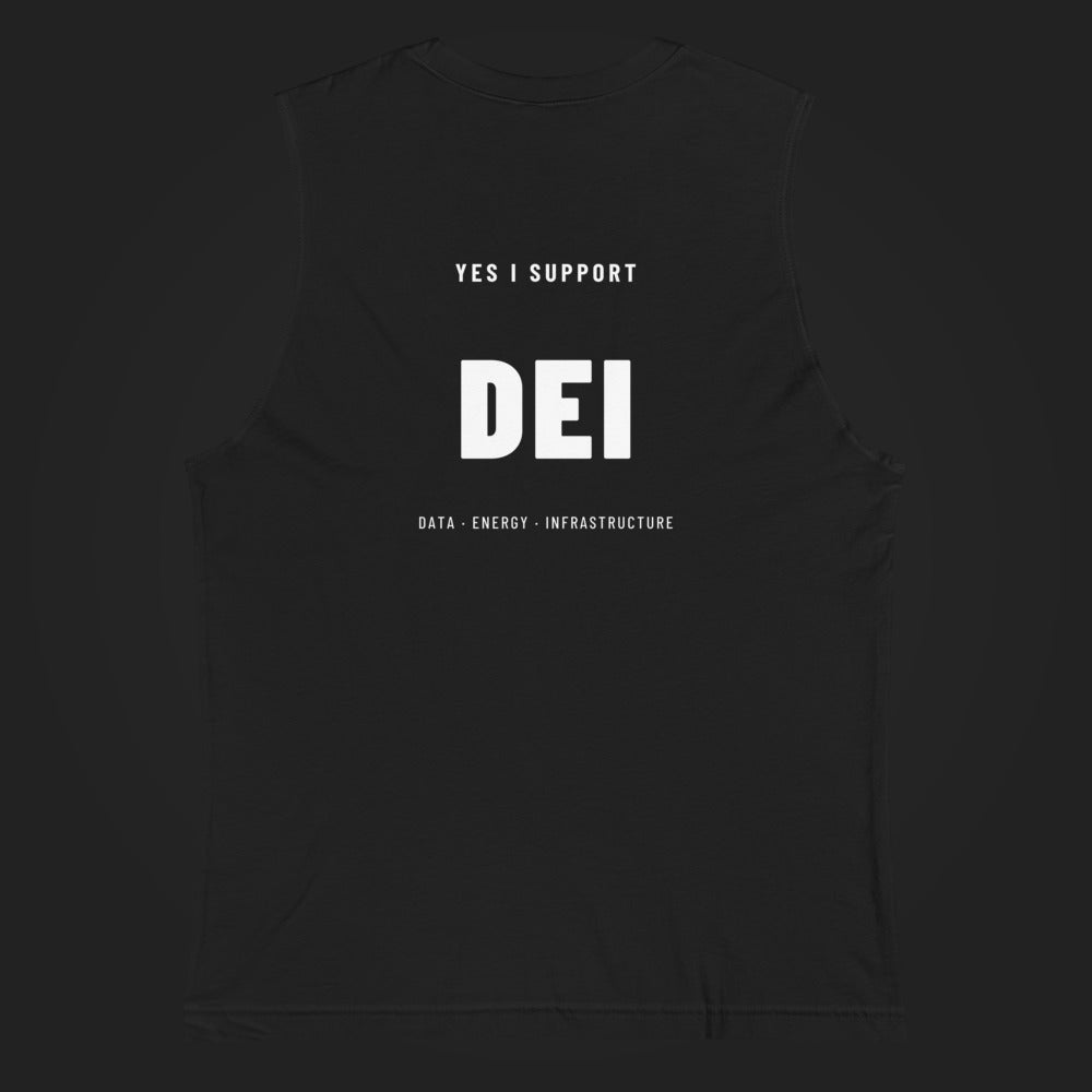 Soft Signal — Yes I Support DEI — Muscle Shirt